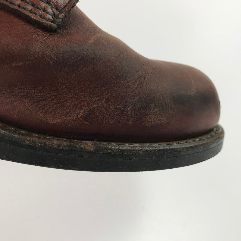【中古品】【メンズ】 RED WING レッドウィング WORK BOOTS 957 ワークブーツ USA製 羽タグ レースアップブーツ シューズ 靴 164-250415-yk-38-tag サイズ：8.5EE カラー：ブラウン 万代Net店