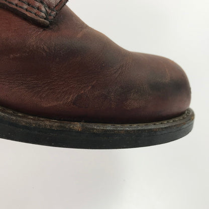 【中古品】【メンズ】 RED WING レッドウィング WORK BOOTS 957 ワークブーツ USA製 羽タグ レースアップブーツ シューズ 靴 164-250415-yk-38-tag サイズ：8.5EE カラー：ブラウン 万代Net店
