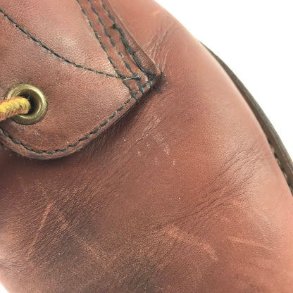 【中古品】【メンズ】 RED WING レッドウィング WORK BOOTS 957 ワークブーツ USA製 羽タグ レースアップブーツ シューズ 靴 164-250415-yk-38-tag サイズ：8.5EE カラー：ブラウン 万代Net店