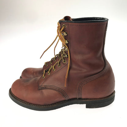 【中古品】【メンズ】 RED WING レッドウィング WORK BOOTS 957 ワークブーツ USA製 羽タグ レースアップブーツ シューズ 靴 164-250415-yk-38-tag サイズ：8.5EE カラー：ブラウン 万代Net店