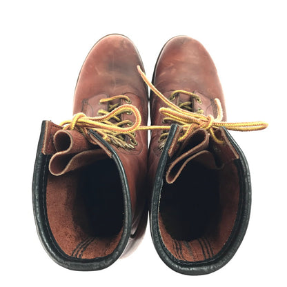 【中古品】【メンズ】 RED WING レッドウィング WORK BOOTS 957 ワークブーツ USA製 羽タグ レースアップブーツ シューズ 靴 164-250415-yk-38-tag サイズ：8.5EE カラー：ブラウン 万代Net店