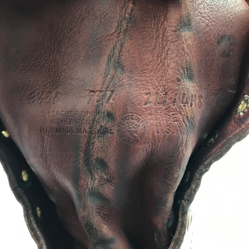 【中古品】【メンズ】 RED WING レッドウィング WORK BOOTS 957 ワークブーツ USA製 羽タグ レースアップブーツ シューズ 靴 164-250415-yk-38-tag サイズ：8.5EE カラー：ブラウン 万代Net店