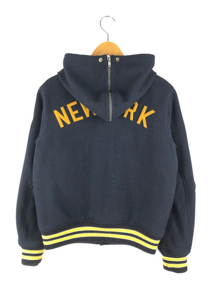 【中古品】【メンズ】 POLO RALPH LAUREN ポロ・ラルフローレン WOOL BLEND LETTERMAN JACKET ウールブレンド レターマンジャケット アウター 147-250412-hi-10-tag サイズ：M カラー：ネイビー 万代Net店