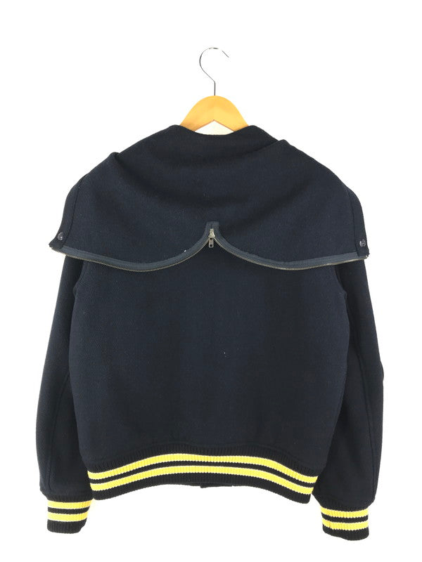【中古品】【メンズ】 POLO RALPH LAUREN ポロ・ラルフローレン WOOL BLEND LETTERMAN JACKET ウールブレンド レターマンジャケット アウター 147-250412-hi-10-tag サイズ：M カラー：ネイビー 万代Net店
