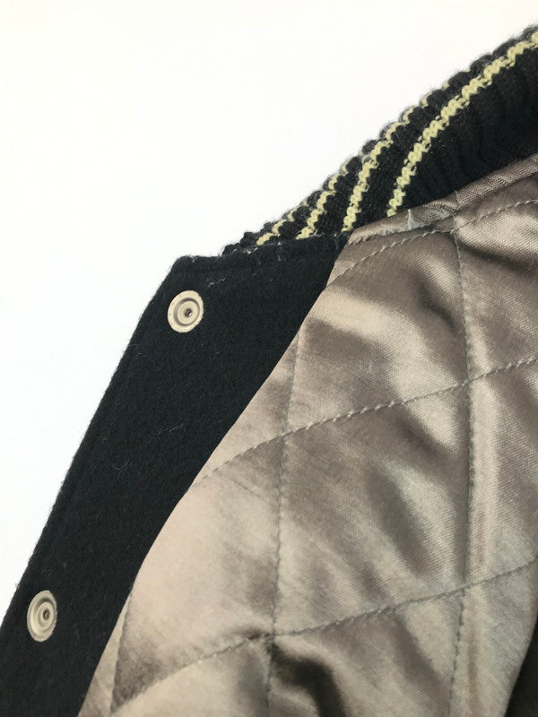 【中古品】【メンズ】 WHITESVILLE ホワイツビル × BACKBONE ブラックボーン コラボ STADIUM JACKET WV10731 732 スタジアムジャケット スタジャン アウター 145-250503-hi-03-tag サイズ：38 カラー：ブラック 万代Net店