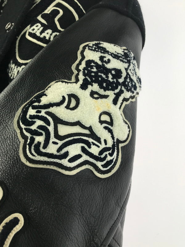 【中古品】【メンズ】 WHITESVILLE ホワイツビル × BACKBONE ブラックボーン コラボ STADIUM JACKET WV10731 732 スタジアムジャケット スタジャン アウター 145-250503-hi-03-tag サイズ：38 カラー：ブラック 万代Net店