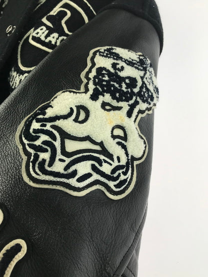 【中古品】【メンズ】 WHITESVILLE ホワイツビル × BACKBONE ブラックボーン コラボ STADIUM JACKET WV10731 732 スタジアムジャケット スタジャン アウター 145-250503-hi-03-tag サイズ：38 カラー：ブラック 万代Net店