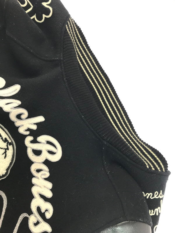 【中古品】【メンズ】 WHITESVILLE ホワイツビル × BACKBONE ブラックボーン コラボ STADIUM JACKET WV10731 732 スタジアムジャケット スタジャン アウター 145-250503-hi-03-tag サイズ：38 カラー：ブラック 万代Net店
