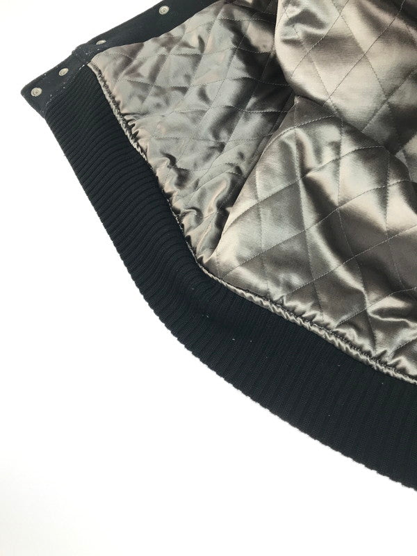 【中古品】【メンズ】 WHITESVILLE ホワイツビル × BACKBONE ブラックボーン コラボ STADIUM JACKET WV10731 732 スタジアムジャケット スタジャン アウター 145-250503-hi-03-tag サイズ：38 カラー：ブラック 万代Net店