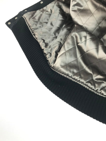 【中古品】【メンズ】 WHITESVILLE ホワイツビル × BACKBONE ブラックボーン コラボ STADIUM JACKET WV10731 732 スタジアムジャケット スタジャン アウター 145-250503-hi-03-tag サイズ：38 カラー：ブラック 万代Net店