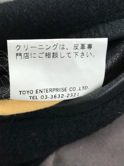 【中古品】【メンズ】 WHITESVILLE ホワイツビル × BACKBONE ブラックボーン コラボ STADIUM JACKET WV10731 732 スタジアムジャケット スタジャン アウター 145-250503-hi-03-tag サイズ：38 カラー：ブラック 万代Net店