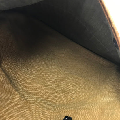 【ジャンク品】【メンズ】 LEATHER CANVAS FIELD BAG レザーキャンバス フィールドバッグ ショルダーバッグ カバン 188-250511-hi-12-tag カラー：イエロー/ブラウン系 万代Net店