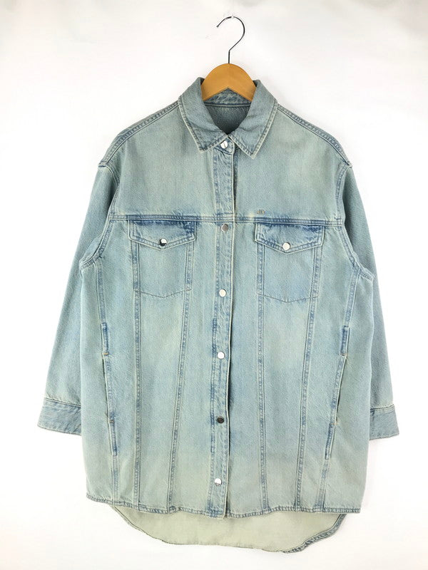 【中古美品】【レディース】 ARMANI EXCHANGE アルマーニエクスチェンジ DENIM SHIRT JACKET 6KYB44 Y1EAZ デニムシャツジャケット ライトアウター 168-250505-hi-09-tag サイズ：S カラー：ライトインディゴ 万代Net店