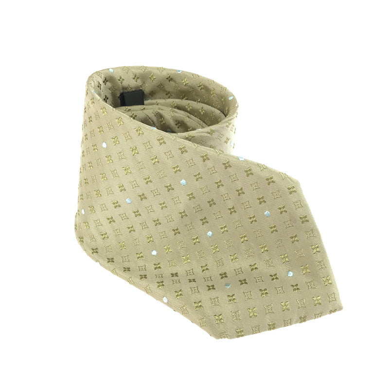 【中古美品】【メンズ】 LOUIS VUITTON ルイ・ヴィトン クラヴァット モノグラム シルクネクタイ 服飾小物 スーツ小物 179-250518-hi-10-tag カラー：ゴールド 万代Net店