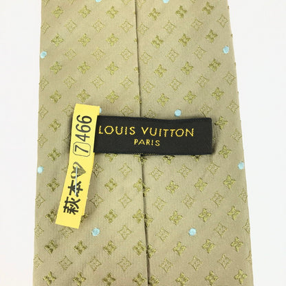 【中古美品】【メンズ】 LOUIS VUITTON ルイ・ヴィトン クラヴァット モノグラム シルクネクタイ 服飾小物 スーツ小物 179-250518-hi-10-tag カラー：ゴールド 万代Net店