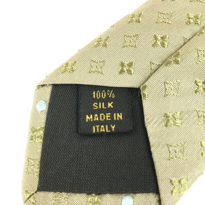 【中古美品】【メンズ】 LOUIS VUITTON ルイ・ヴィトン クラヴァット モノグラム シルクネクタイ 服飾小物 スーツ小物 179-250518-hi-10-tag カラー：ゴールド 万代Net店