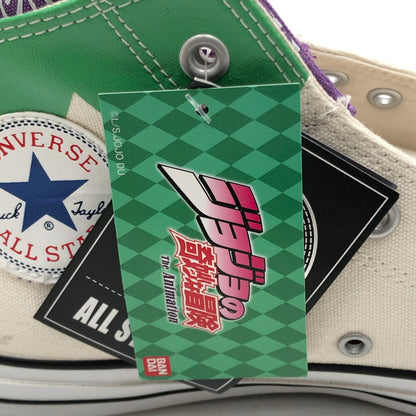 【中古品】【メンズ】 CONVERSE×ジョジョの奇妙な冒険 コンバース ALLSTAR 100 HI 1CK799 オールスター 100 ハイ 岸辺露伴モデル スニーカー 162-261006-ty-11-tag サイズ：26.5cm/US8 カラー：ホワイト 万代Net店