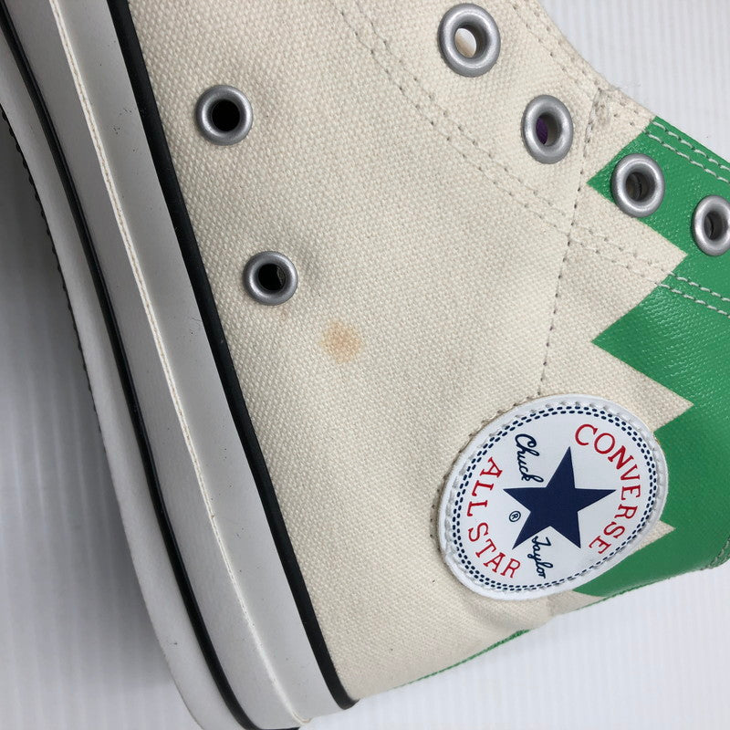 【中古品】【メンズ】 CONVERSE×ジョジョの奇妙な冒険 コンバース ALLSTAR 100 HI 1CK799 オールスター 100 ハイ 岸辺露伴モデル スニーカー 162-261006-ty-11-tag サイズ：26.5cm/US8 カラー：ホワイト 万代Net店