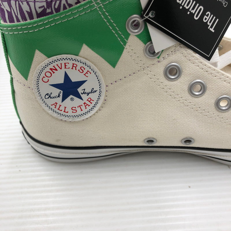 【中古品】【メンズ】 CONVERSE×ジョジョの奇妙な冒険 コンバース ALLSTAR 100 HI 1CK799 オールスター 100 ハイ 岸辺露伴モデル スニーカー 162-261006-ty-11-tag サイズ：26.5cm/US8 カラー：ホワイト 万代Net店