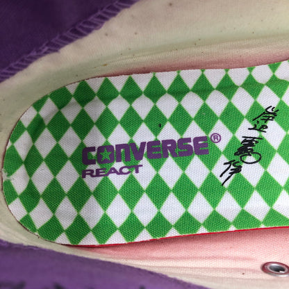 【中古品】【メンズ】 CONVERSE×ジョジョの奇妙な冒険 コンバース ALLSTAR 100 HI 1CK799 オールスター 100 ハイ 岸辺露伴モデル スニーカー 162-261006-ty-11-tag サイズ：26.5cm/US8 カラー：ホワイト 万代Net店