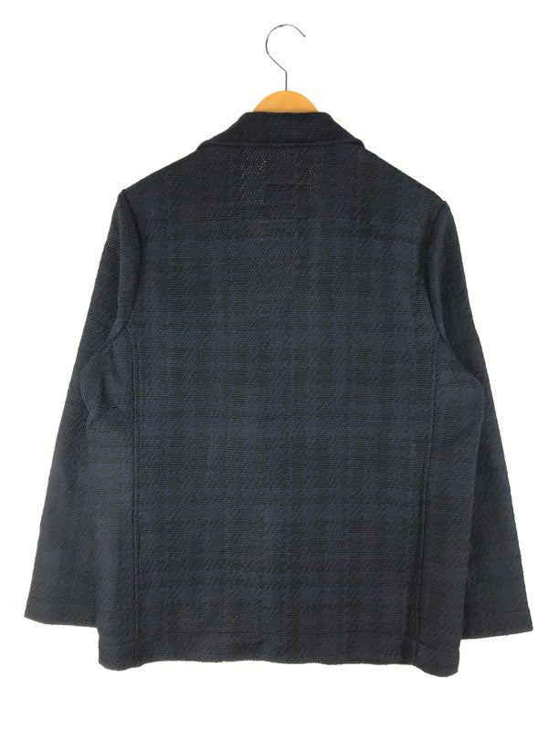 【中古美品】【レディース】 COOHEM コーヘン TWEED JACKET 20-202-012 ツイードジャケット ライトアウター 168-250505-hi-08-tag サイズ：L カラー：ネイビー 万代Net店