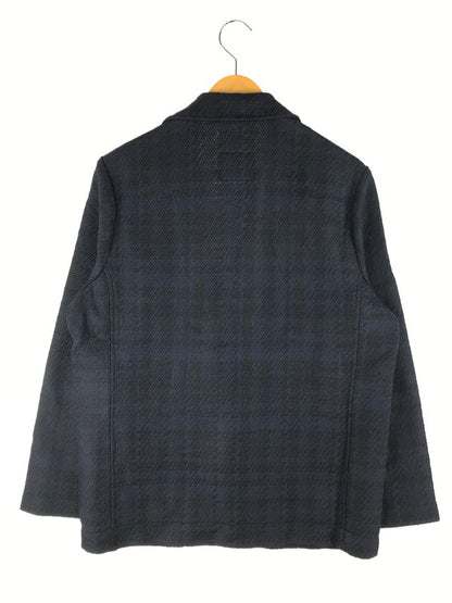 【中古美品】【レディース】 COOHEM コーヘン TWEED JACKET 20-202-012 ツイードジャケット ライトアウター 168-250505-hi-08-tag サイズ：L カラー：ネイビー 万代Net店