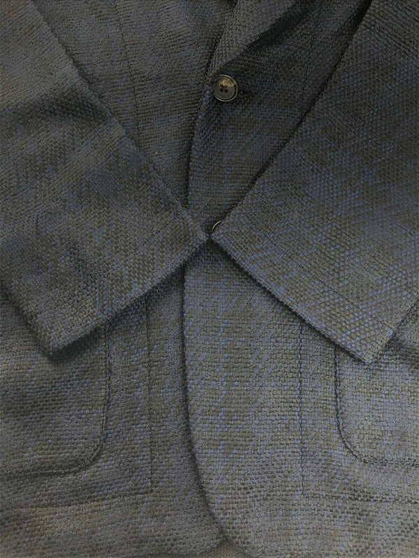 【中古美品】【レディース】 COOHEM コーヘン TWEED JACKET 20-202-012 ツイードジャケット ライトアウター 168-250505-hi-08-tag サイズ：L カラー：ネイビー 万代Net店