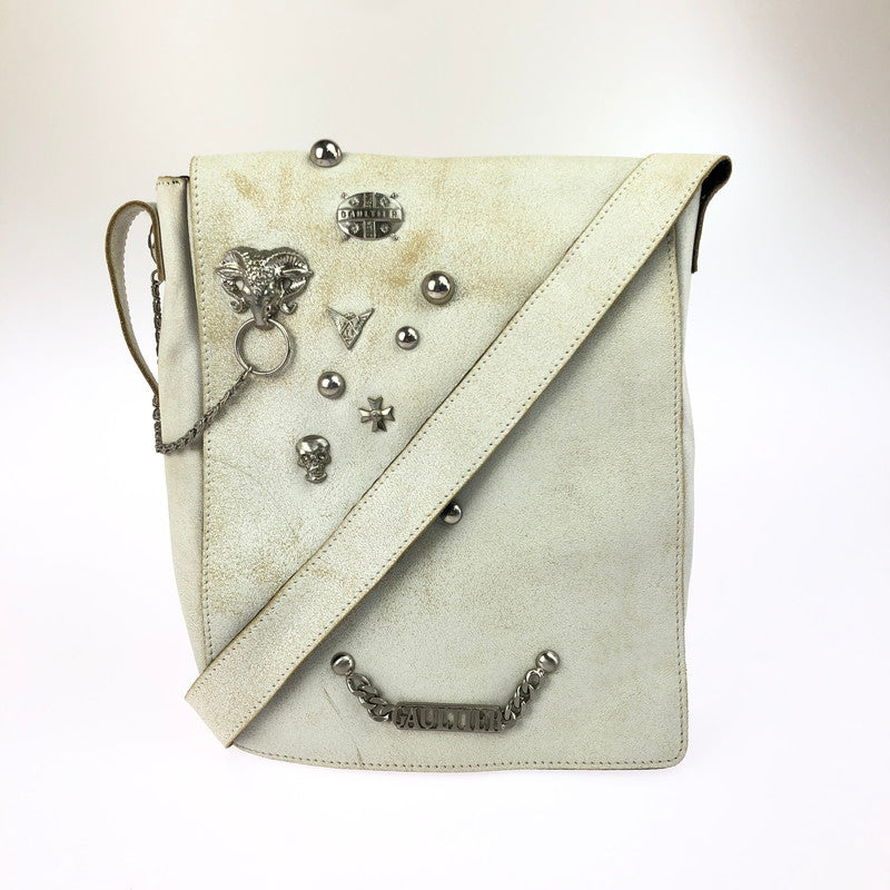 【中古品】【メンズ】 Jean Paul Gaultier ジャンポール・ゴルチェ STUDS SLING BAG スタッズ付き スリングバッグ ショルダーバッグ カバン 188-250518-hi-13-tag 万代Net店