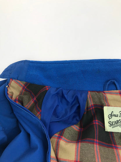 【中古品】【メンズ】 SEARS ROEBUCK シアーズ ローバック 90'S SWING TOP 90年代 裏地チェック スイングトップ ライトアウター 146-250711-na-02-tag サイズ：表記サイズなし 下記参照 カラー：ブルー 万代Net店