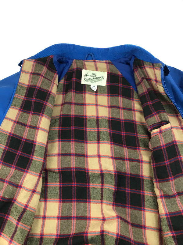 【中古品】【メンズ】 SEARS ROEBUCK シアーズ ローバック 90'S SWING TOP 90年代 裏地チェック スイングトップ ライトアウター 146-250711-na-02-tag サイズ：表記サイズなし 下記参照 カラー：ブルー 万代Net店