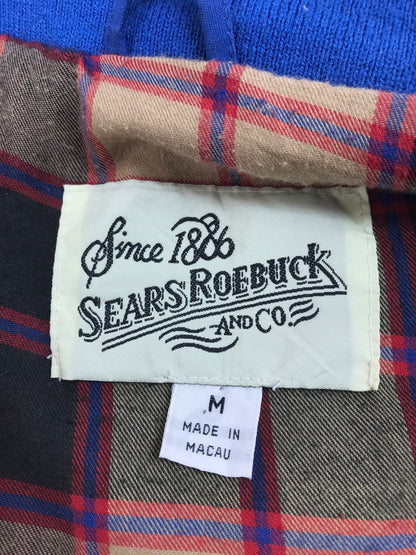 【中古品】【メンズ】 SEARS ROEBUCK シアーズ ローバック 90'S SWING TOP 90年代 裏地チェック スイングトップ ライトアウター 146-250711-na-02-tag サイズ：表記サイズなし 下記参照 カラー：ブルー 万代Net店