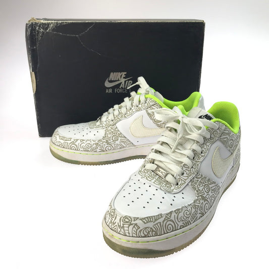 【中古品】【メンズ】 NIKE ナイキ AIR FORCE 1 LOW DOERNBECHER 349440-111 エアフォース 1 ロー ドーレンベッカー スニーカー 靴 160-250424-na-13-tag サイズ：27.5cm US 9.5 カラー：WHITE/WHITE-VOLT 万代Net店