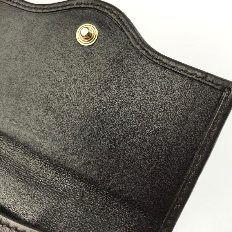 【中古品】【レディース】 GUCCI グッチ キャンバス シマ ショートウォレット 334457 二つ折り 財布 181-250425-yy-16-tag カラー：ベージュ 万代Net店