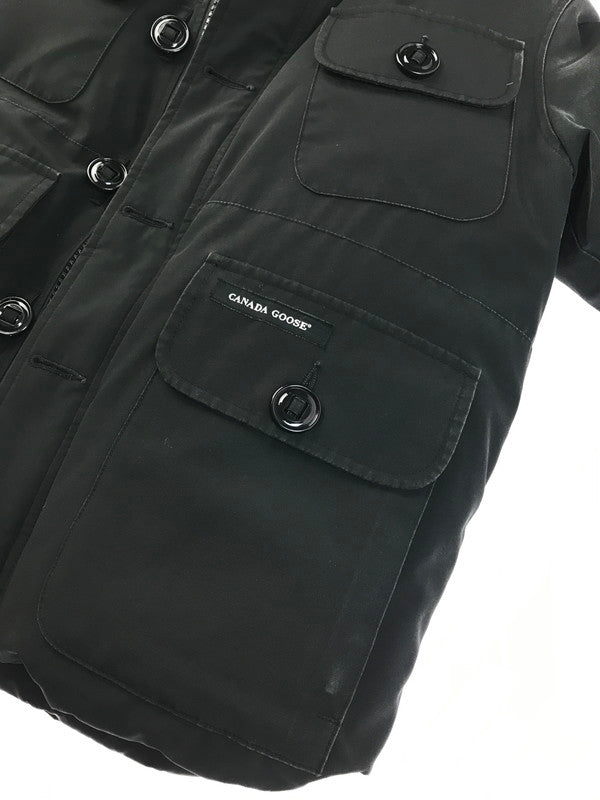 【中古品】【メンズ】 CANADA GOOSE カナダグース RUSSELL PARKA 2301JM R ラッセルパーカ ダウンジャケット アウター 141-250502-hi-31-tag サイズ：M カラー：ブラック 万代Net店
