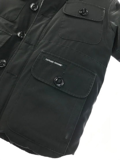 【中古品】【メンズ】 CANADA GOOSE カナダグース RUSSELL PARKA 2301JM R ラッセルパーカ ダウンジャケット アウター 141-250502-hi-31-tag サイズ：M カラー：ブラック 万代Net店