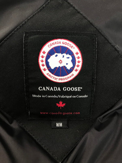 【中古品】【メンズ】 CANADA GOOSE カナダグース RUSSELL PARKA 2301JM R ラッセルパーカ ダウンジャケット アウター 141-250502-hi-31-tag サイズ：M カラー：ブラック 万代Net店