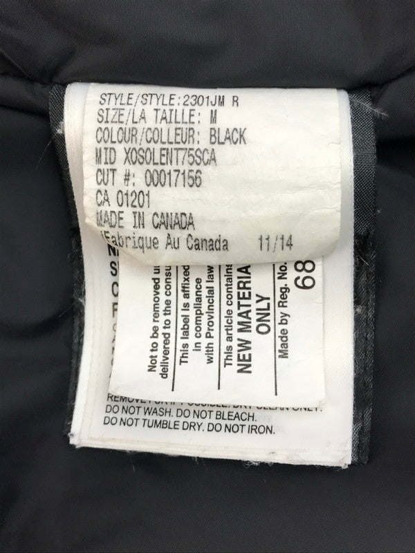 【中古品】【メンズ】 CANADA GOOSE カナダグース RUSSELL PARKA 2301JM R ラッセルパーカ ダウンジャケット アウター 141-250502-hi-31-tag サイズ：M カラー：ブラック 万代Net店