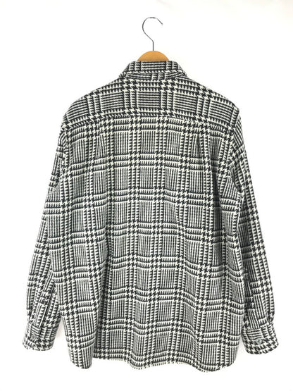 【中古品】【メンズ】 LAID BACK レイドバック TWEED DRESS SHIRTS ツイードドレスシャツ 長袖シャツ 140-250505-hi-01-tag サイズ：1 カラー：ブラック/ホワイト 万代Net店