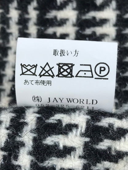 【中古品】【メンズ】 LAID BACK レイドバック TWEED DRESS SHIRTS ツイードドレスシャツ 長袖シャツ 140-250505-hi-01-tag サイズ：1 カラー：ブラック/ホワイト 万代Net店