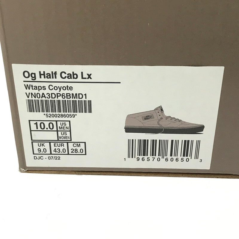 【中古美品】【メンズ】 WTAPS ダブルタップス VANS VAULT バンズ ヴォルト OG HALF CAB LX "COYOTE BROWN" VN0A3DP6BMD1 OG ハーフ キャブ LX スニーカー 靴 162-250424-na-15-tag サイズ：28cm US 10 カラー：COYOTE 万代Net店