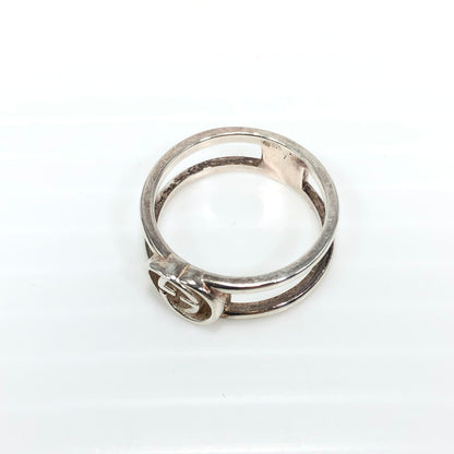 【中古品】【レディース】 GUCCI グッチ インターロッキングG スリムオープンバンドリング 298036 指輪 アクセサリー 182-250527-yy-17-tag カラー：シルバー 万代Net店
