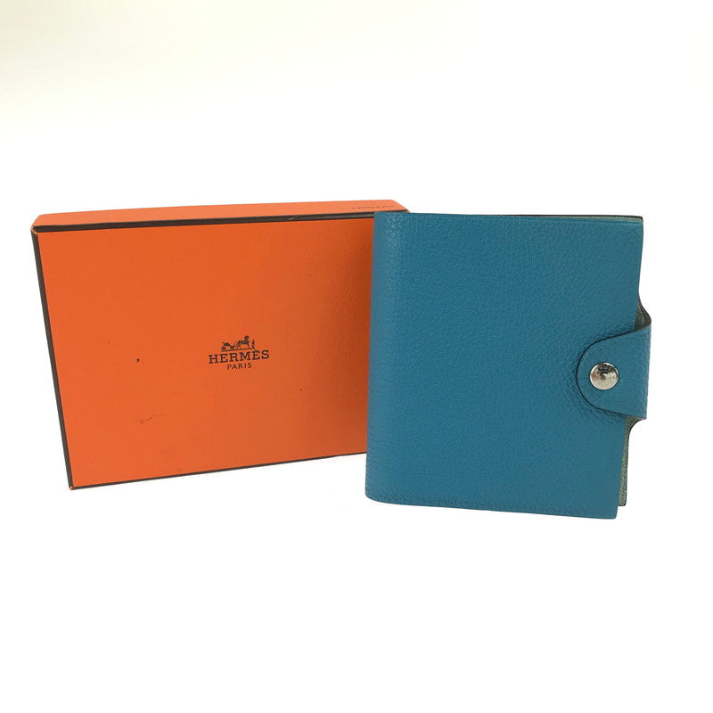 【中古品】【メンズ】 HERMES エルメス ユリスPM 手帳 リフィル付き 183-250518-hi-08-tag カラー：ブルー系 万代Net店