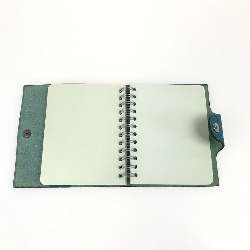 【中古品】【メンズ】 HERMES エルメス ユリスPM 手帳 リフィル付き 183-250518-hi-08-tag カラー：ブルー系 万代Net店