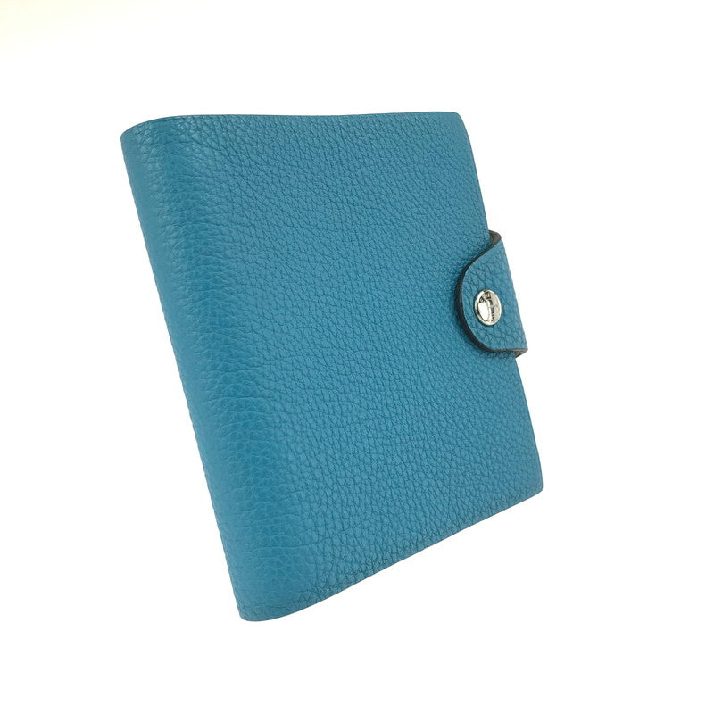 【中古品】【メンズ】 HERMES エルメス ユリスPM 手帳 リフィル付き 183-250518-hi-08-tag カラー：ブルー系 万代Net店