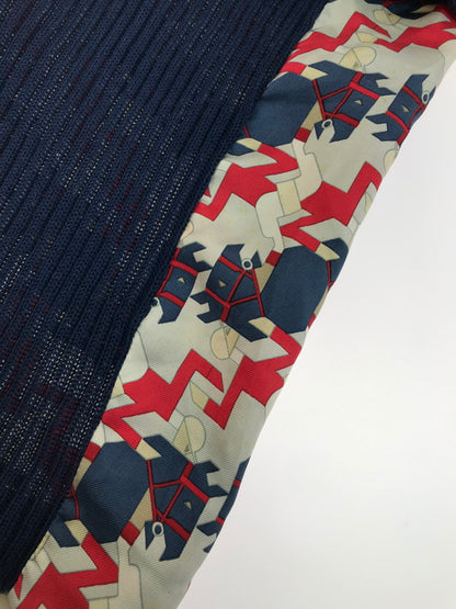 【中古品】【レディース】 HERMES エルメス S/S DOCKING KNIT SHIRT ショートスリーブ ドッキングセーター ニット 141-250425-hi-03-tag サイズ：38 カラー：マルチカラー 万代Net店