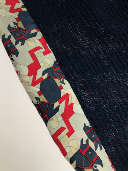 【中古品】【レディース】 HERMES エルメス S/S DOCKING KNIT SHIRT ショートスリーブ ドッキングセーター ニット 141-250425-hi-03-tag サイズ：38 カラー：マルチカラー 万代Net店