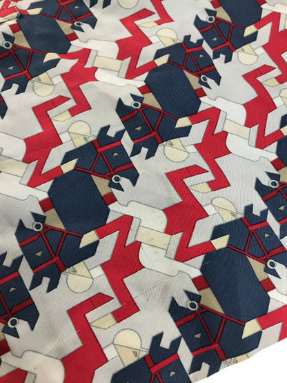 【中古品】【レディース】 HERMES エルメス S/S DOCKING KNIT SHIRT ショートスリーブ ドッキングセーター ニット 141-250425-hi-03-tag サイズ：38 カラー：マルチカラー 万代Net店