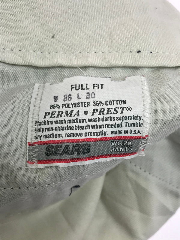 【中古品】【メンズ】 SEARS シアーズ WORK PANTS ワークパンツ ボトムス 157-250510-hi-10-tag サイズ：W36 カラー：ネイビー 万代Net店