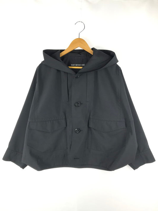 【中古品】【メンズ】 ISSEY MIYAKE MEN PONCHO COAT ME08-FC042 ポンチョコート ライトアウター 140-250502-hi-36-tag サイズ：1 カラー：ブラック 万代Net店