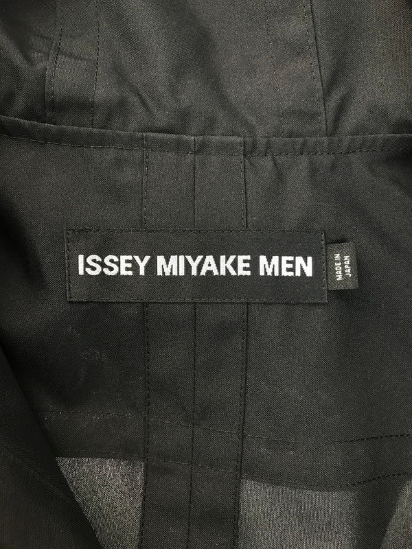 【中古品】【メンズ】 ISSEY MIYAKE MEN PONCHO COAT ME08-FC042 ポンチョコート ライトアウター 140-250502-hi-36-tag サイズ：1 カラー：ブラック 万代Net店